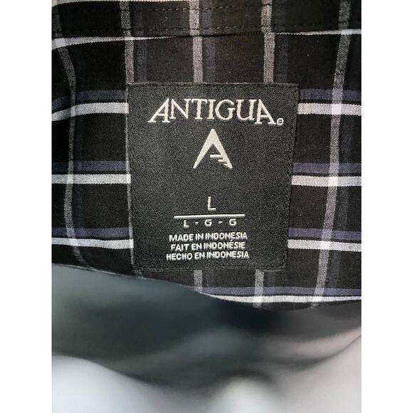 Antigua Jacksonville Jaguars Button Up Black Grey White Style Carry Men’s L - Picture 7 of 10